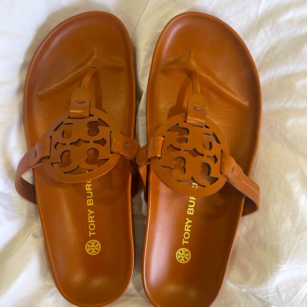 Tory Burch Miller Cloud Tan Sandal